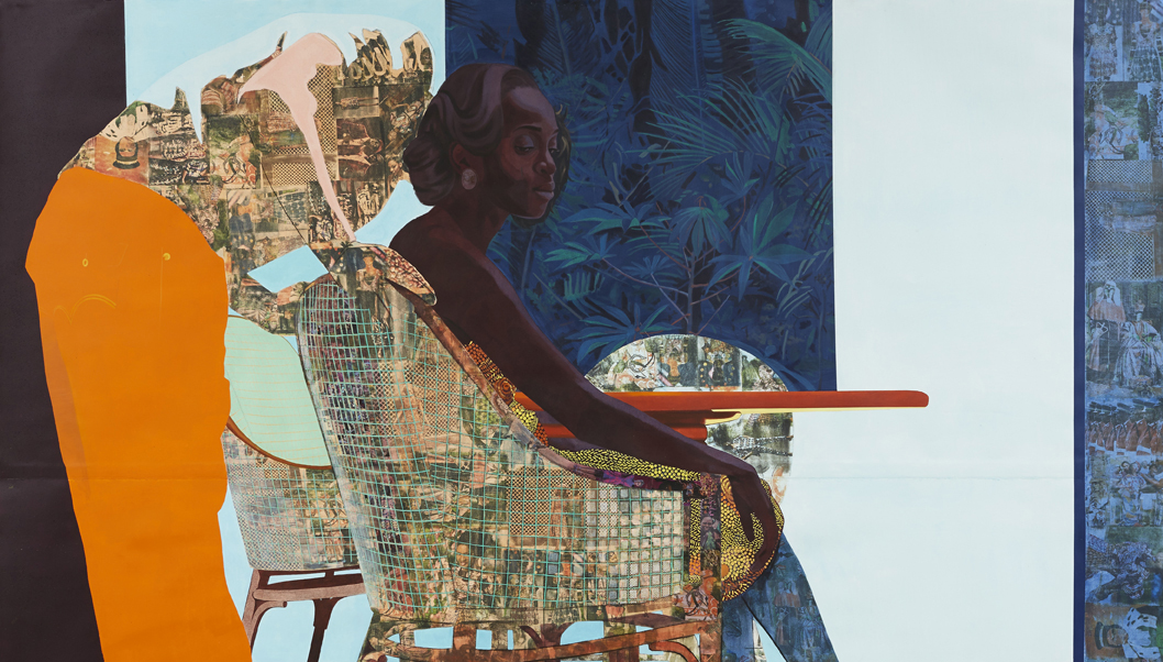 njideka akunyili crosby and textured photo collage